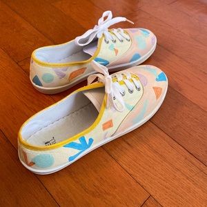 Painted shoes